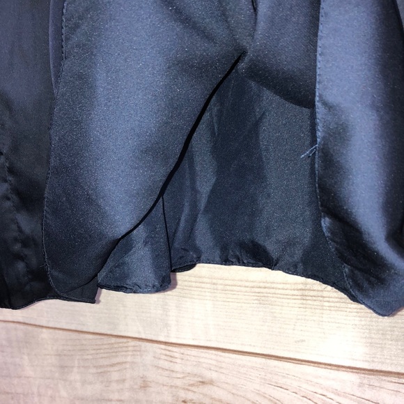 Vera Wang White Short Midnight T-Strap Halter Bridesmaid Dress - Size 14 - Picture 11 of 13